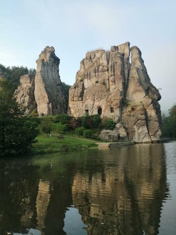 Ferienwohnung Bei Den Externsteinen Horn-Bad Meinberg Dış mekan fotoğraf